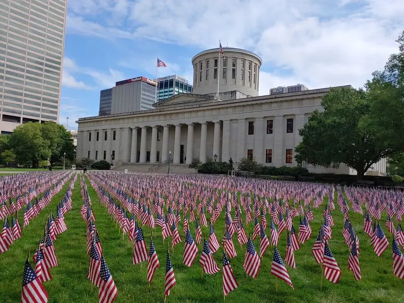 Ohio Statehouse in Columbus, Franklin County,