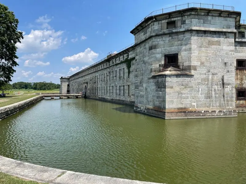 Brick Walls Built for River Defense