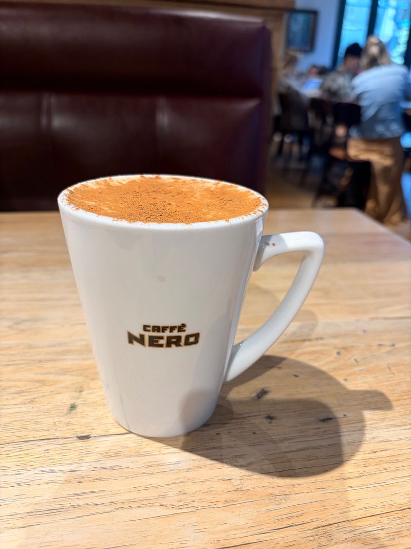 Pumpkin Spice Latte + Apple Cinnamon Swirl at Caffe Nero, Boston