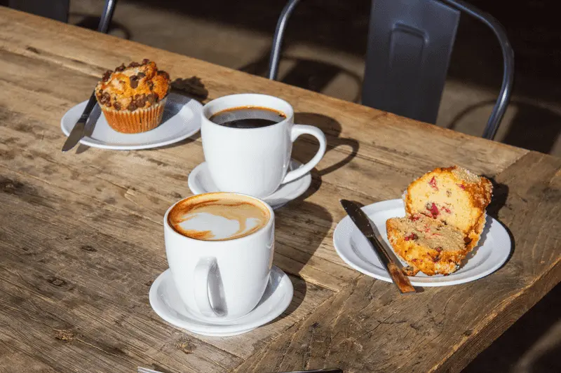 Pumpkin Latte + Pumpkin Muffin at Fuel America, Worcester