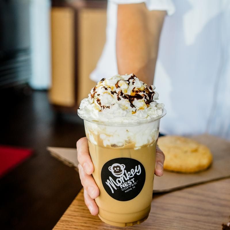 Classic Pumpkin Spice Latte at Monkey Nest Coffee, Austin
