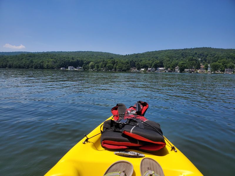 Lake Beseck in Middlefield, Middlesex County,