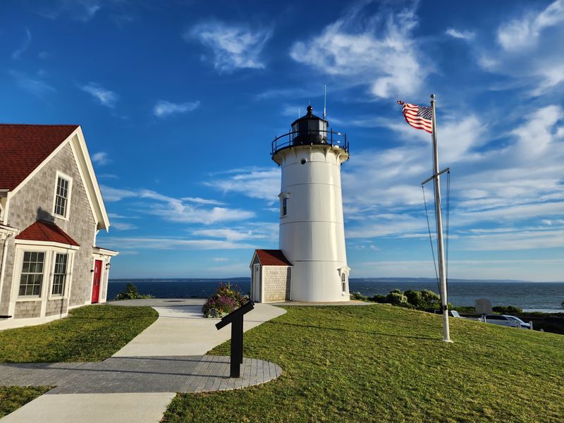 Nobska Point Lighthouse in Woods Hole, Barnstable County