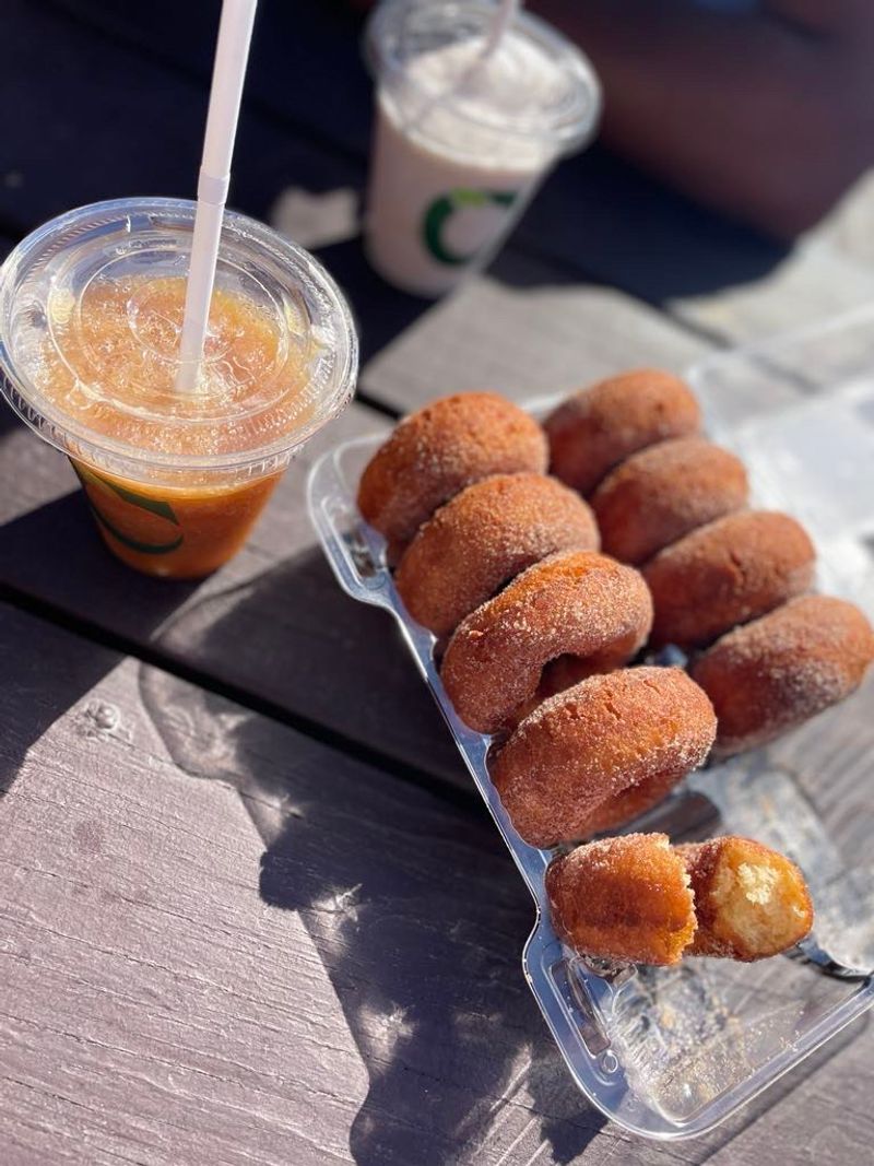 Stop for Fresh Apple Cider Donuts
