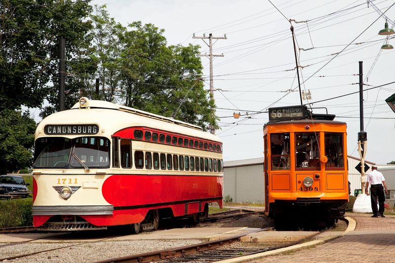 See Nearly 50 Historic Streetcars and Railway Cars