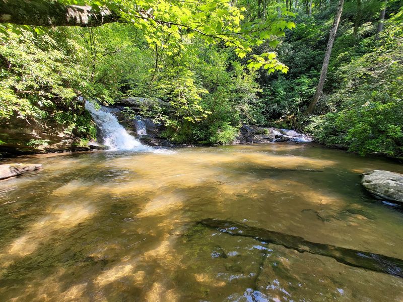 Licklog Falls and Pigpen Falls - Mountain Rest
