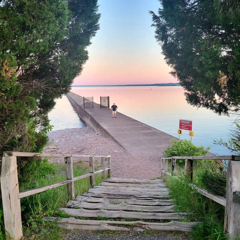 Superior Views on Black Rock - Presque Isle Park Trail, Marquette, Marquette County