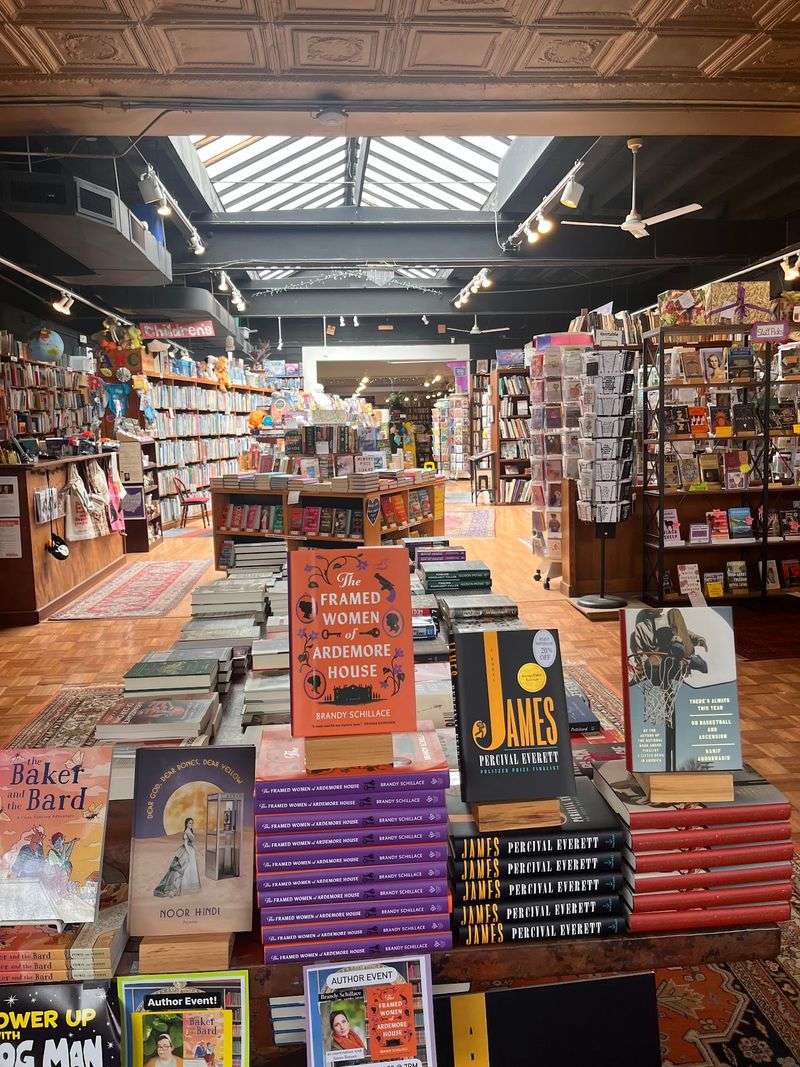 New Releases Beside Well-Loved Used Books
