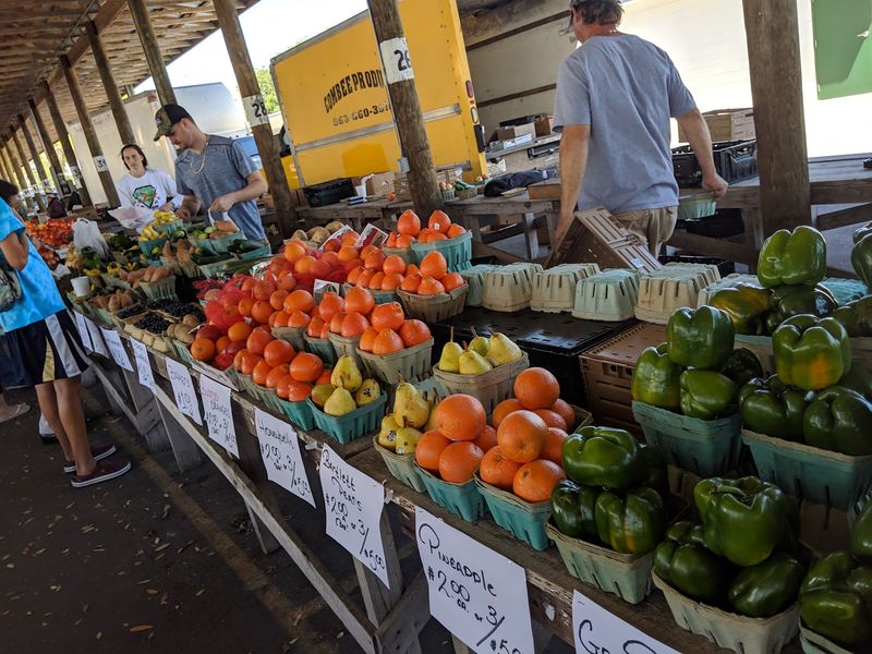 The Colors of the Produce Stalls