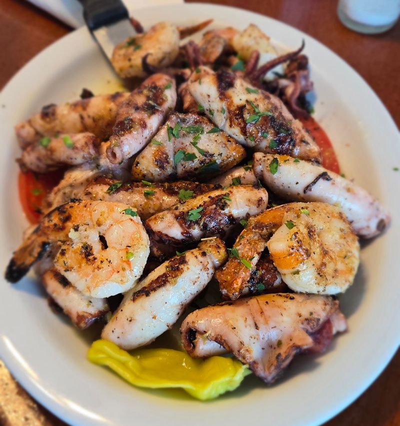 Greek Seafood Fits The Sponge Docks Setting
