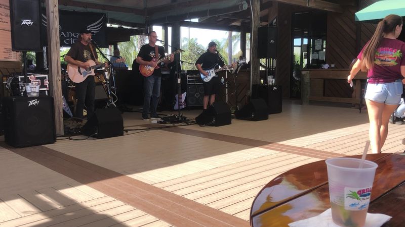 Live music adds extra spark after sunset