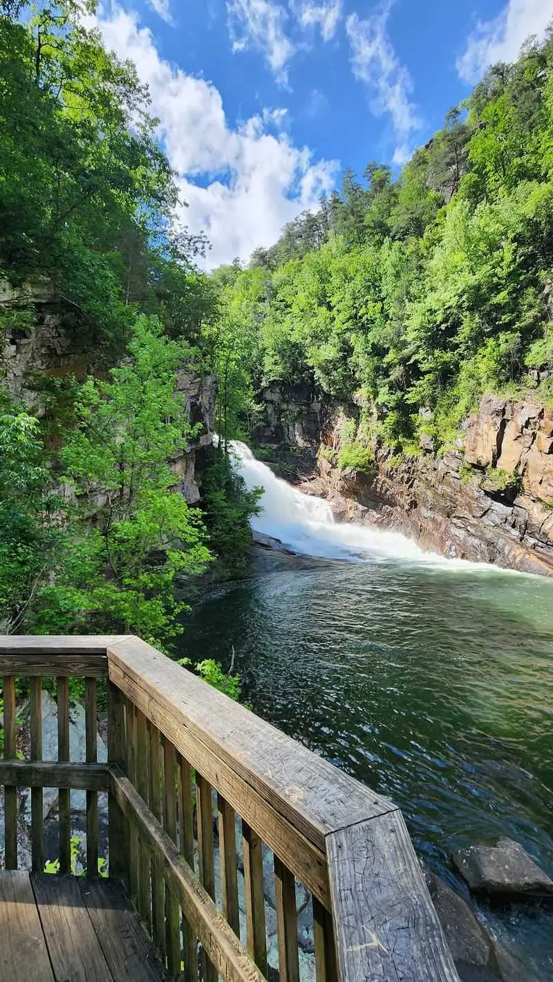 Hurricane Falls Trail at Tallulah Gorge, Tallulah Falls, Rabun County