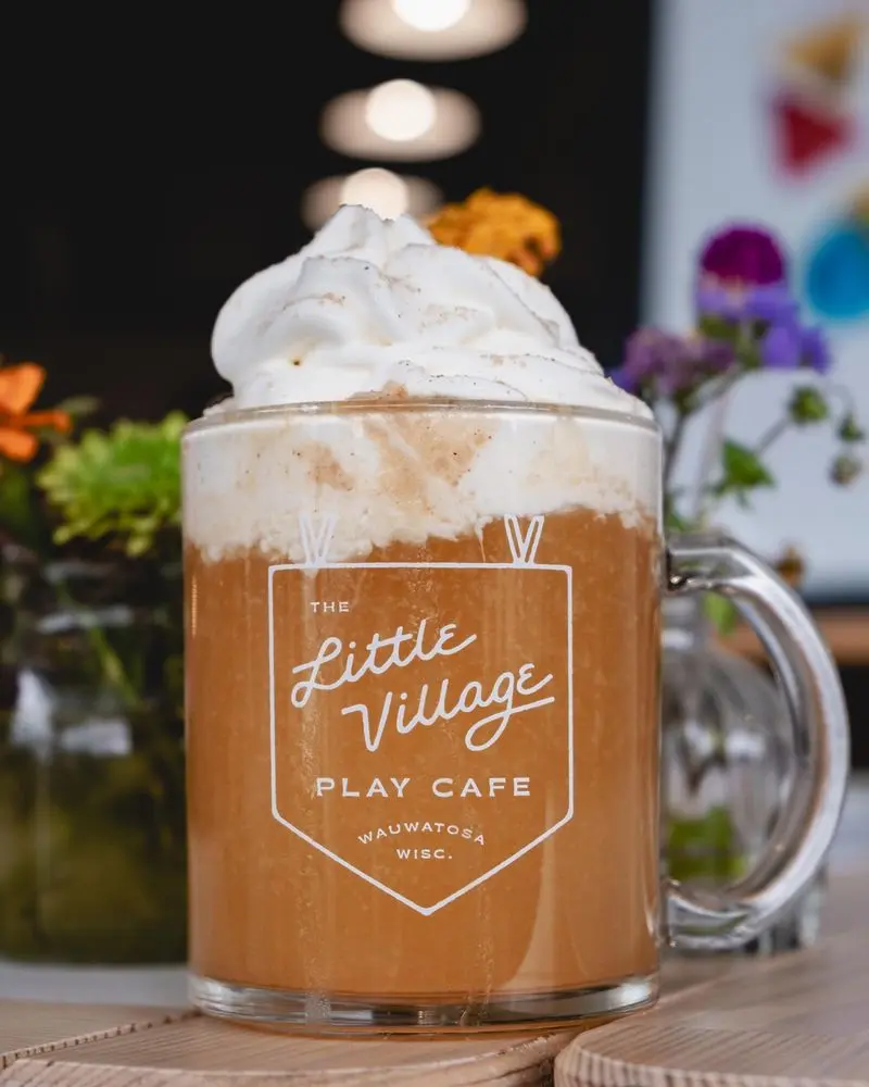 Dirty Pumpkin Chai Latte + Snack at Little Village Play Cafe, Wauwatosa