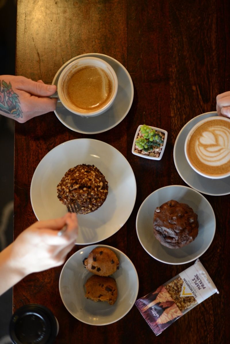 Wildwood Latte at Roots Coffeehouse, North Richland Hills