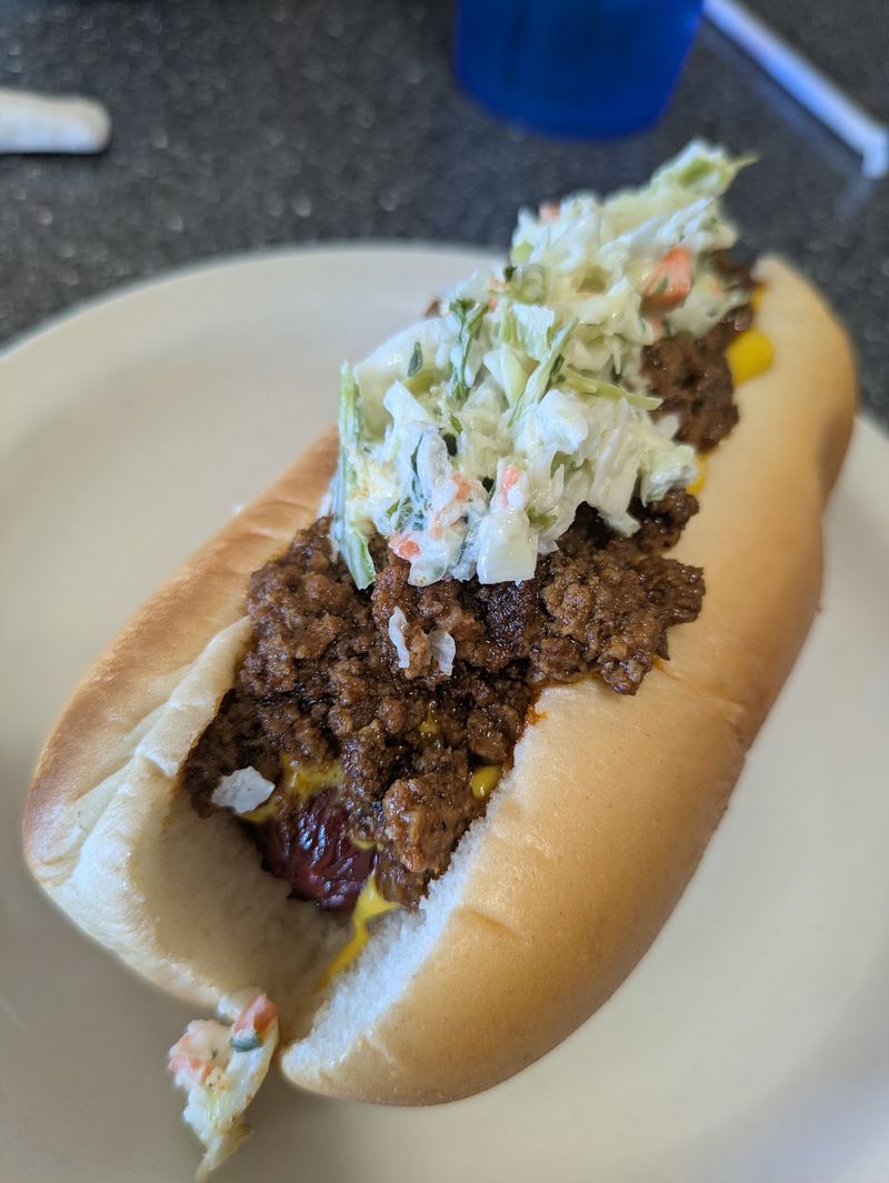 Hot Dogs With A Fan Club And A Slaw-Covered Crown