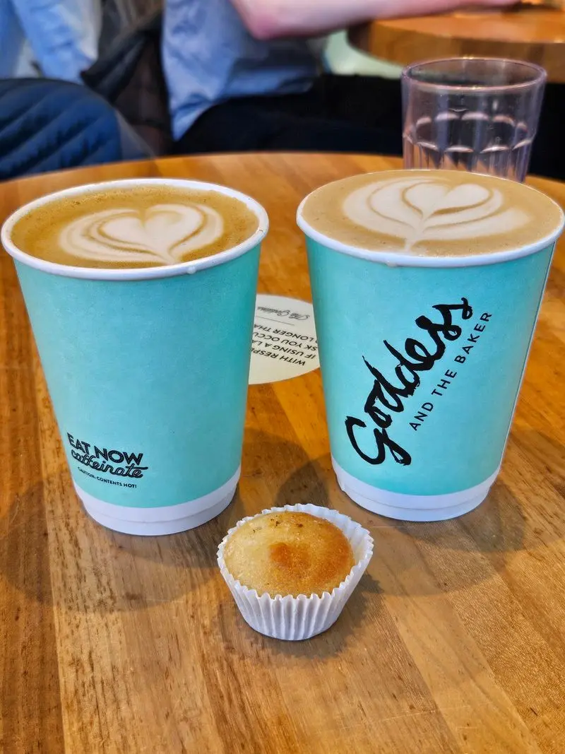 Caramel Apple Butter Latte + Pastry at Goddess and The Baker, Brookfield
