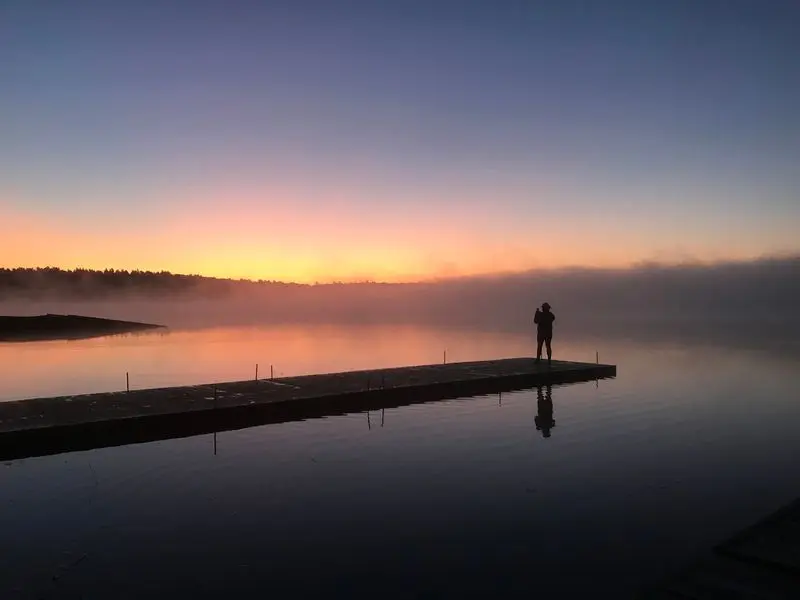 Bantam Lake in Morris, Litchfield County,