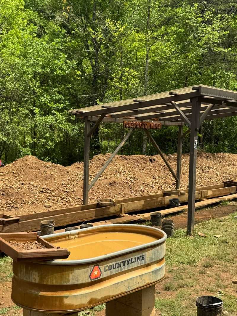 Wash Your Gravel At The Flume Line