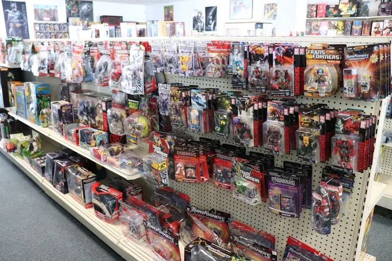 Find Vintage Toys Beside Modern Collectibles