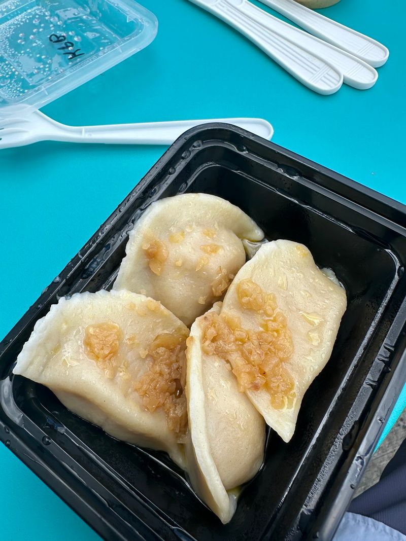 The Potato And Cheddar Pierogies