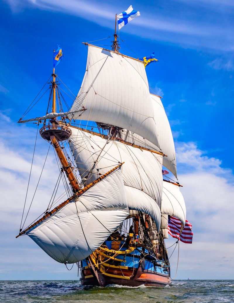 Sailing the Christina River