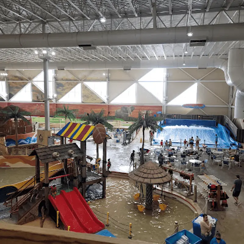Summer Weather Inside the Indoor Waterpark