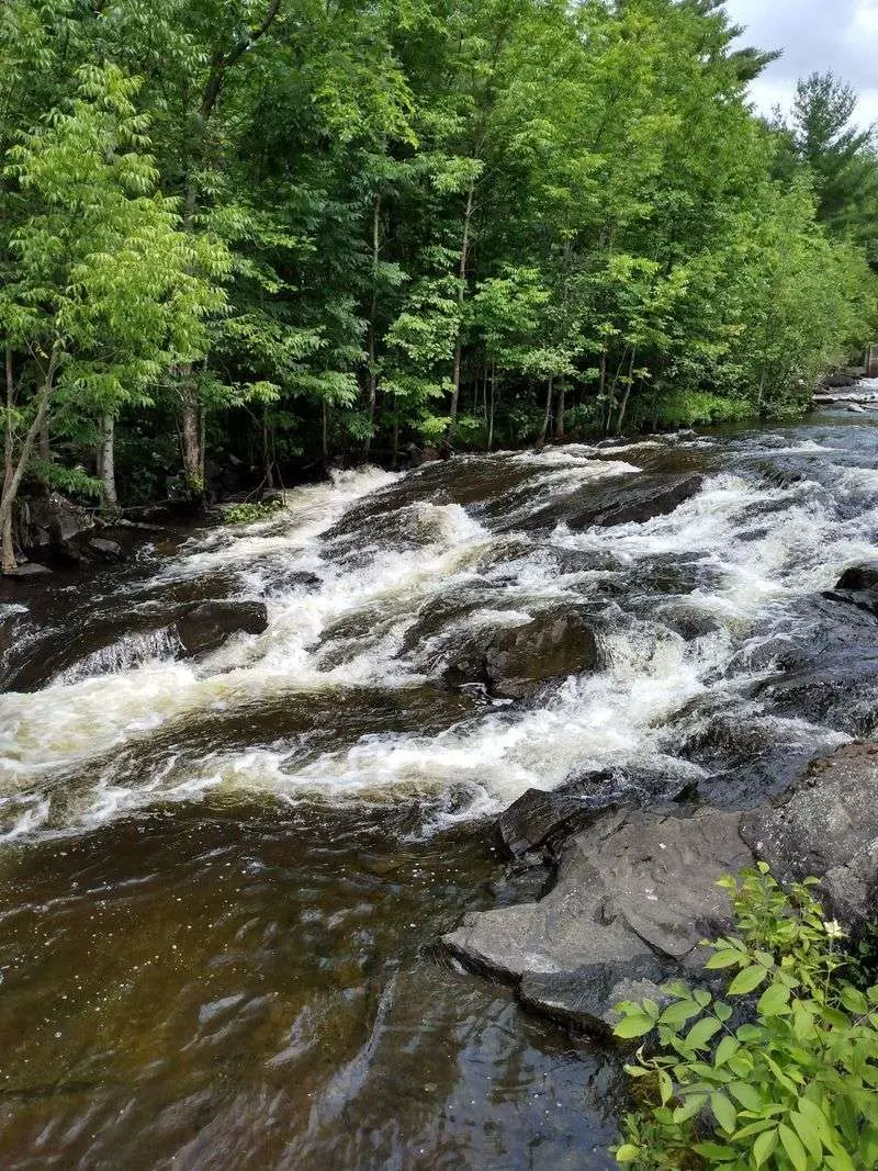Waterfall Steps in the Western U.P. - Bond Falls Trail, Paulding, Ontonagon County