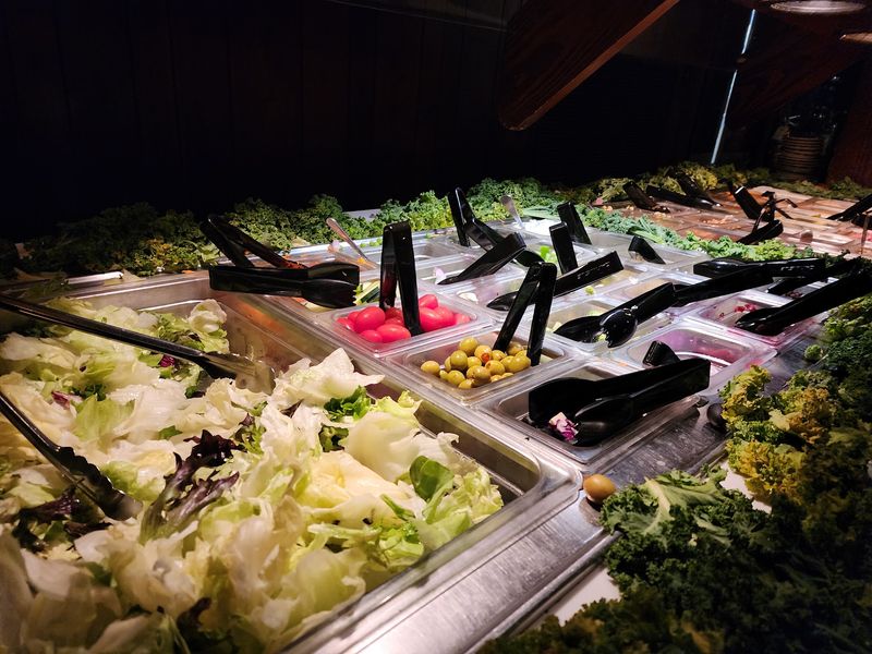 The Salad Bar and Classic Sides Complete the Meal