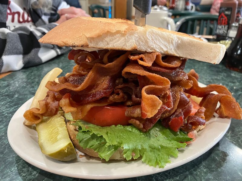 A BLT Built Like a Bacon Skyscraper