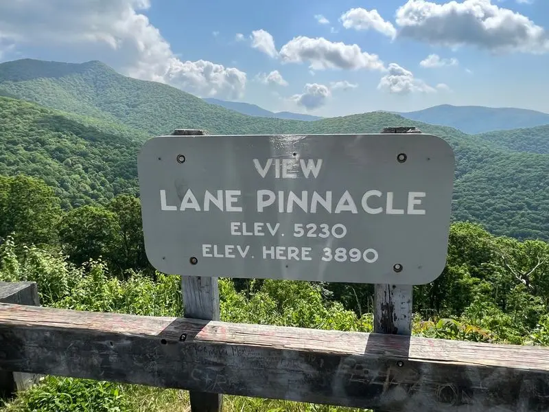 Where Lane Pinnacle Overlook Is Located