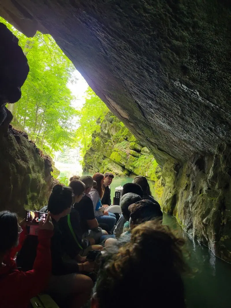 Penn's Cave Stays Around 52 Degrees All Year