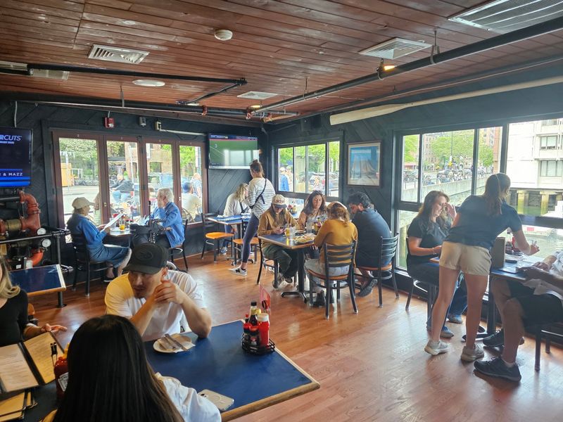 The Casual Atmosphere Fits A Waterfront Seafood Stop