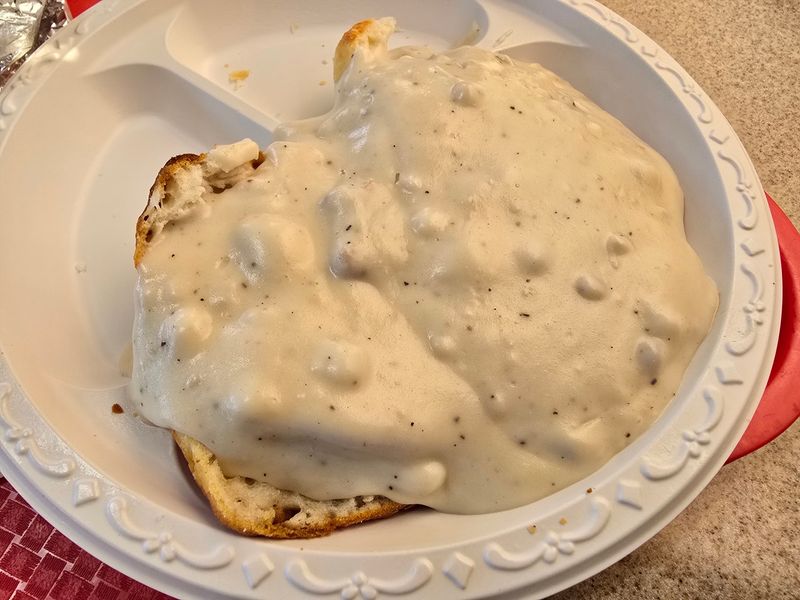 Order the Sausage Gravy Biscuit