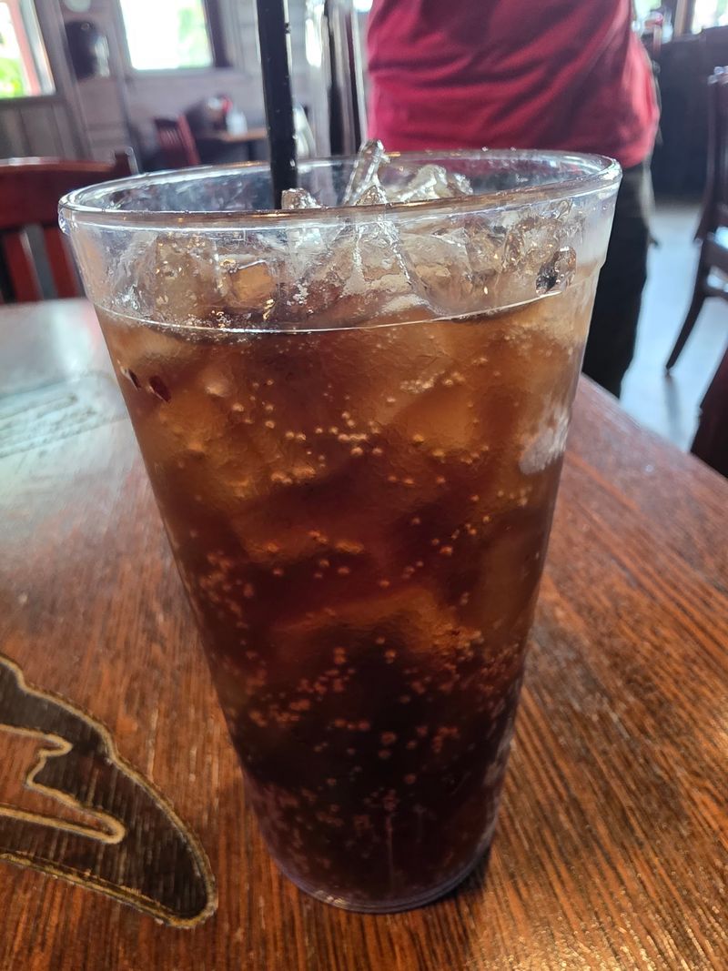 A Cold Drink Fits the Wing Routine