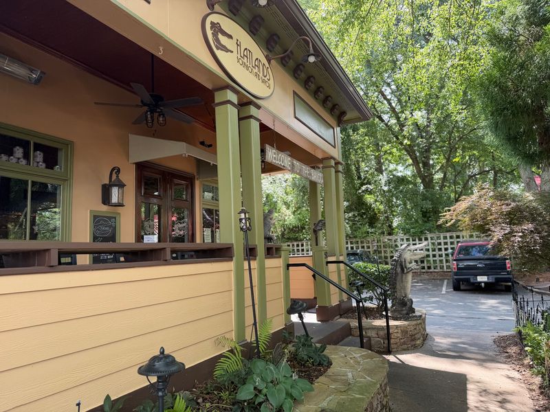 A Cottage Doorway With Bayou Flavor Waiting Inside