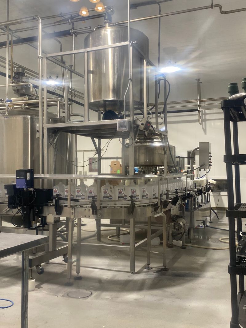 Watch the Milk Bottling Through the Creamery Windows