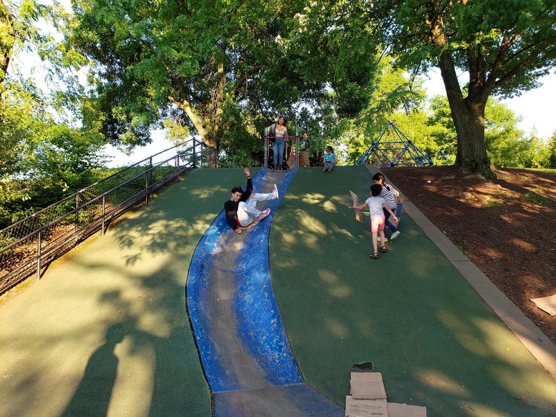 Blue Slide Playground Adds Local Legend Status