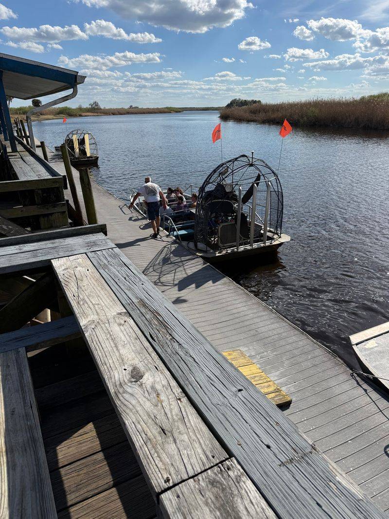 Arrive by Boat or Add an Airboat Adventure