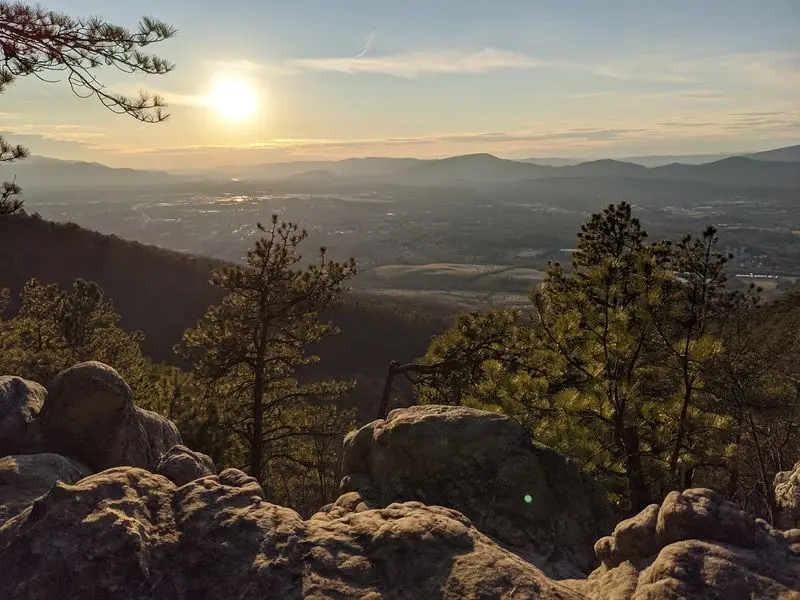 Buzzard Rock at Read Mountain in Cloverdale, Botetourt County