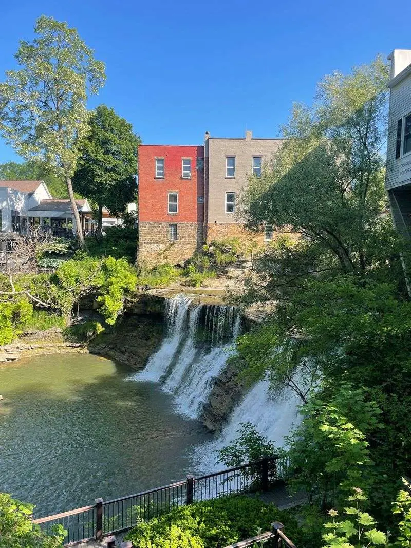 Chagrin Falls Waterfall - The Natural Centerpiece Of Downtown
