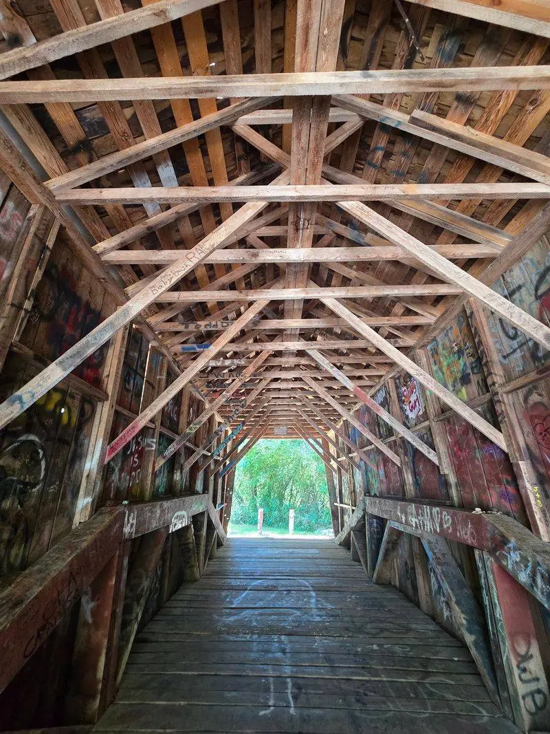 A Wooden Passage That Feels Older Than the Road