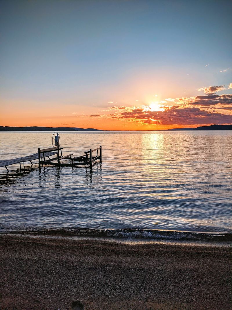 Crystal Lake, Beulah, Benzie County,