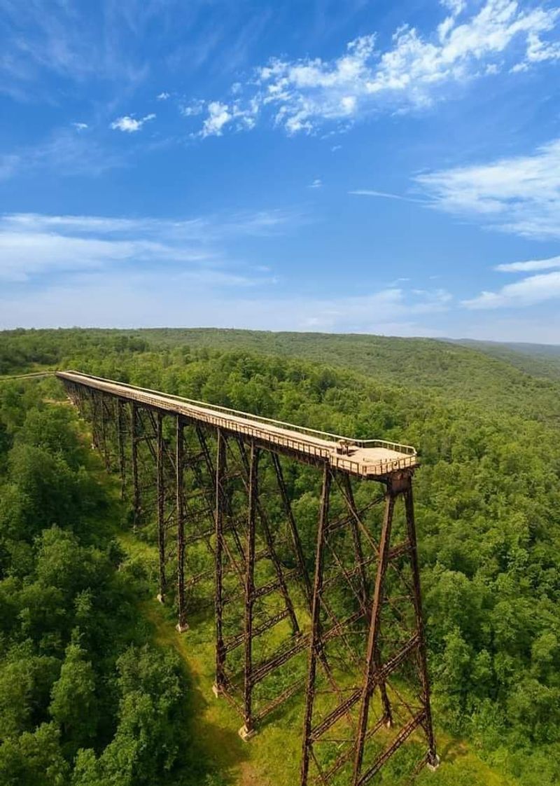 Kinzua Bridge Skywalk Trail, Mount Jewett and McKean County