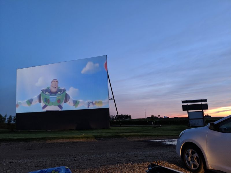 A Screen Beneath the Iowa Sky