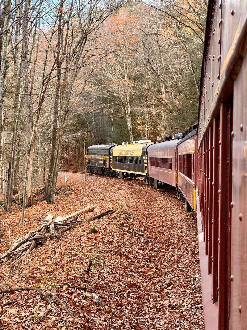 Fall Colors That Turn The Ride Into A Moving Postcard