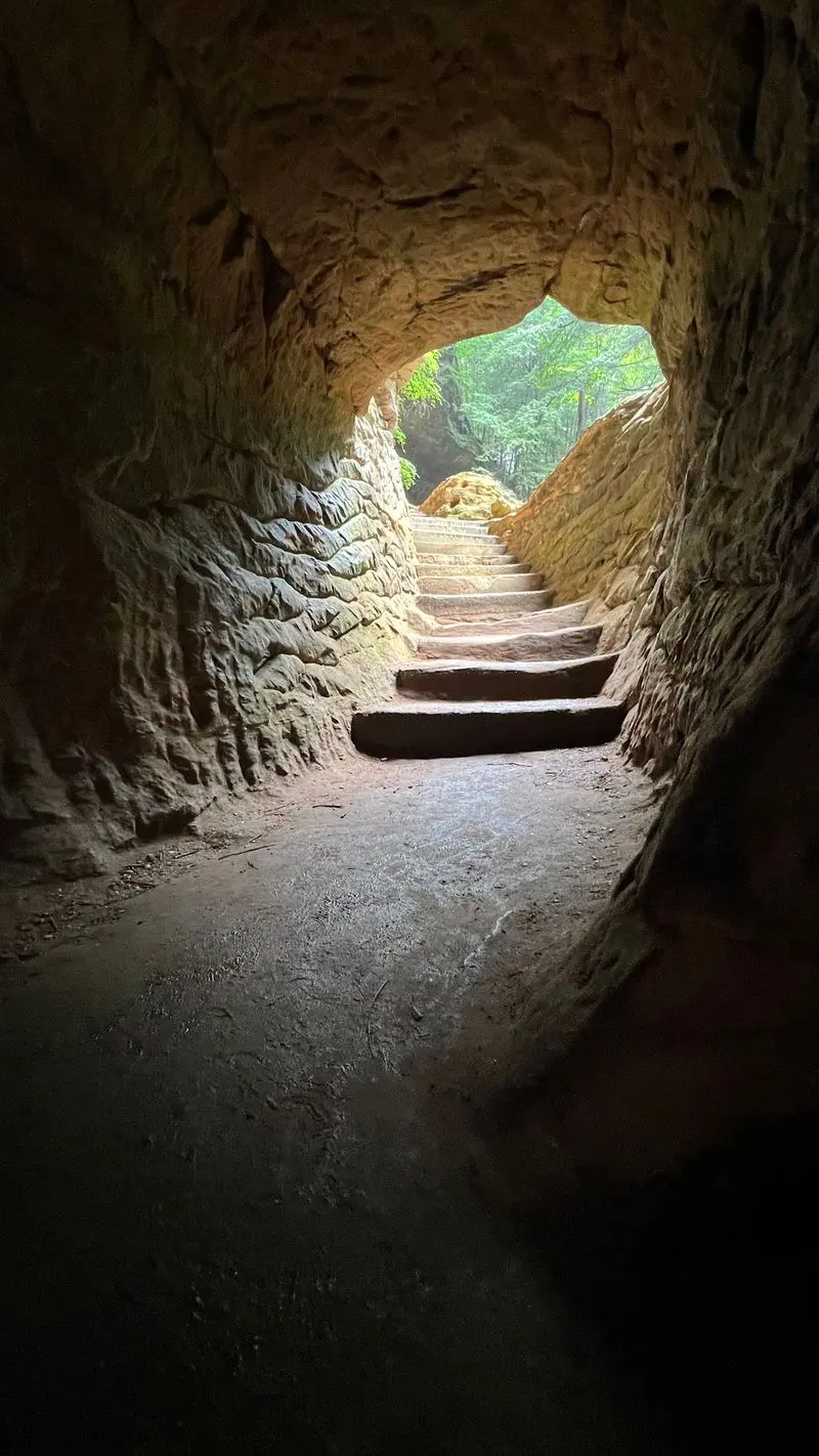 Old Man's Cave in Logan, Hocking County,
