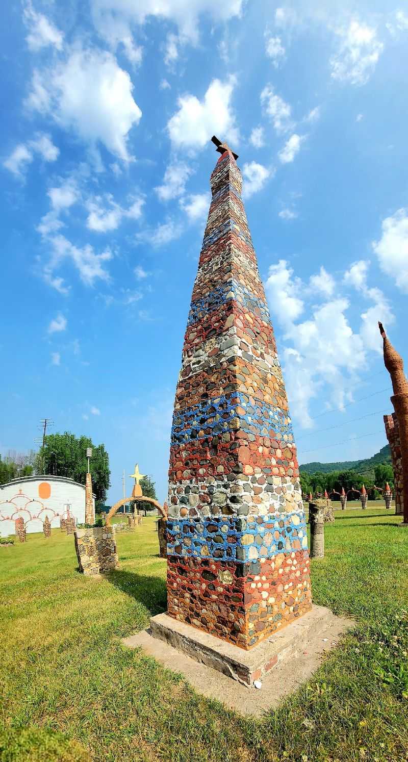 Prairie Moon Sculpture Garden in Fountain City, Buffalo County