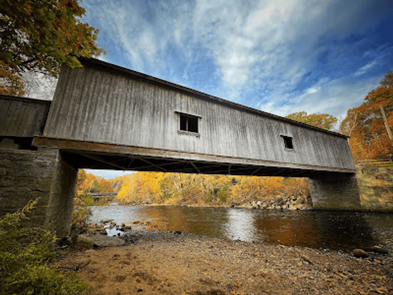 A Bridge Through Time: The Comstock Covered Bridge