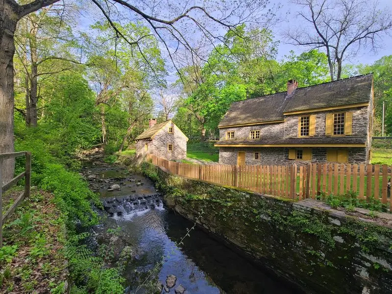 A Creekside Road With a Storybook Mood