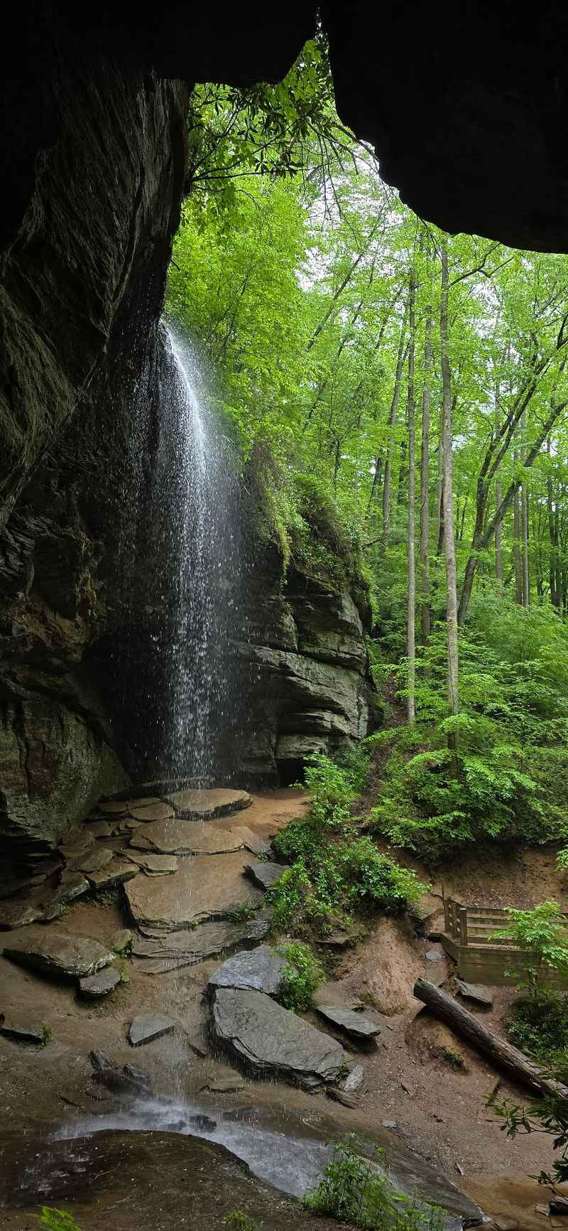 The Waterfall Changes With the Weather